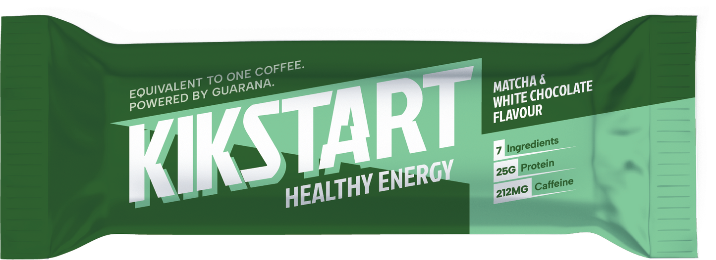 Matcha and White Chocolate flavour (x12 KIKSTART bars)